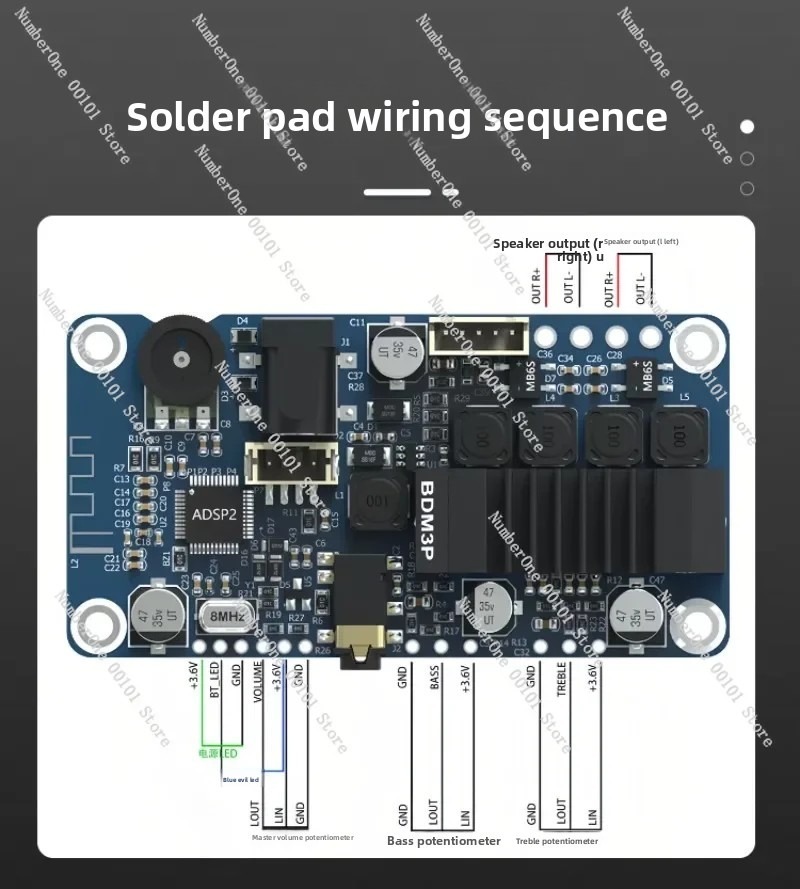 BDM3P ポータブル Bluetooth 5.3 アンプ、 - Diy Speaker のレビューと価格
