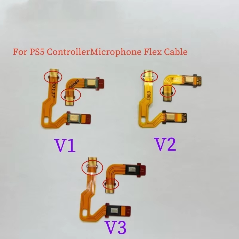 1 セット Ps5 V1 V2 V3 ワイヤレスコントローラ - Ribbon Microphone のレビューと価格
