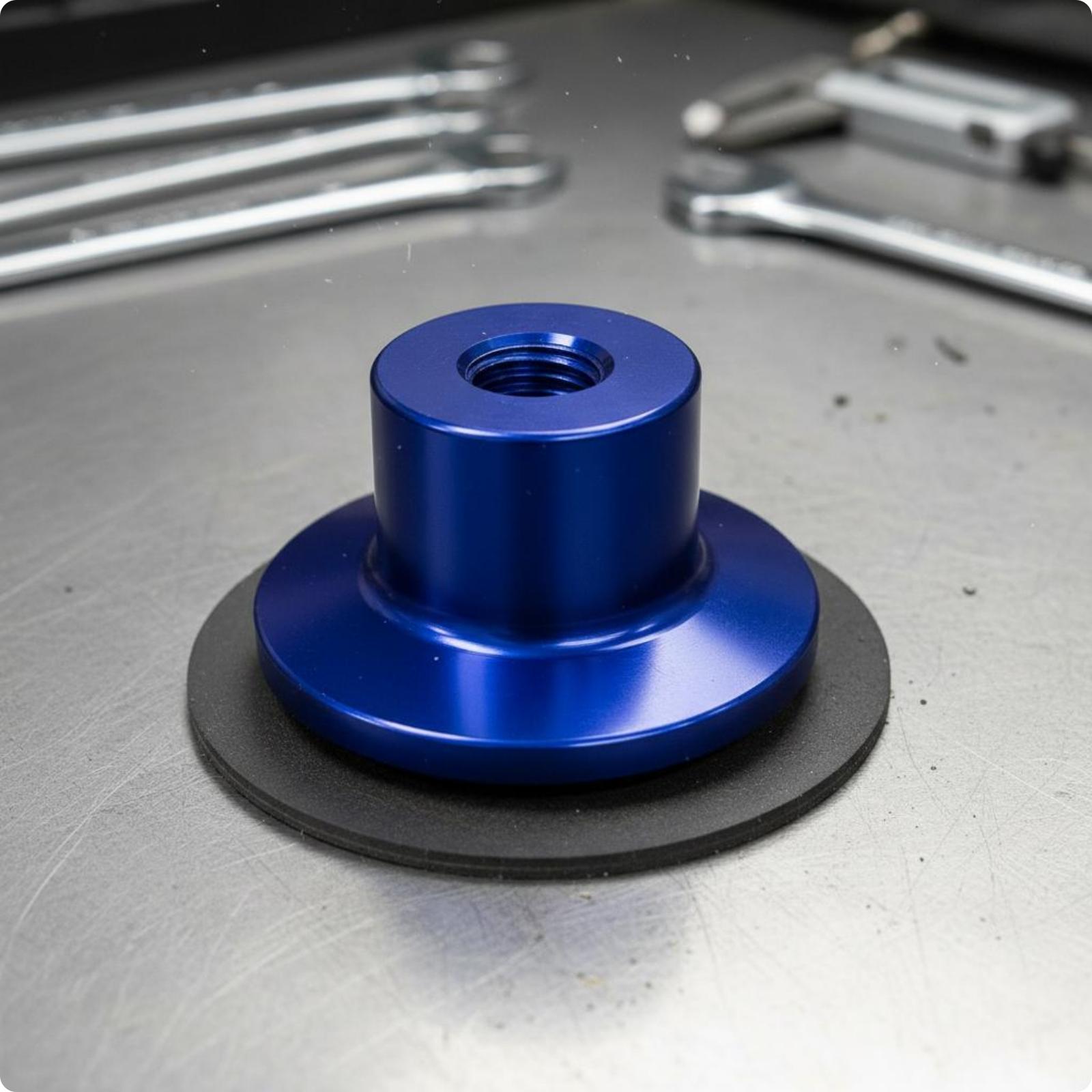 10ミリメートルネジ付きハンドルノブ、陽極酸化処理されたハン - Knob Aluminum のレビューと価格