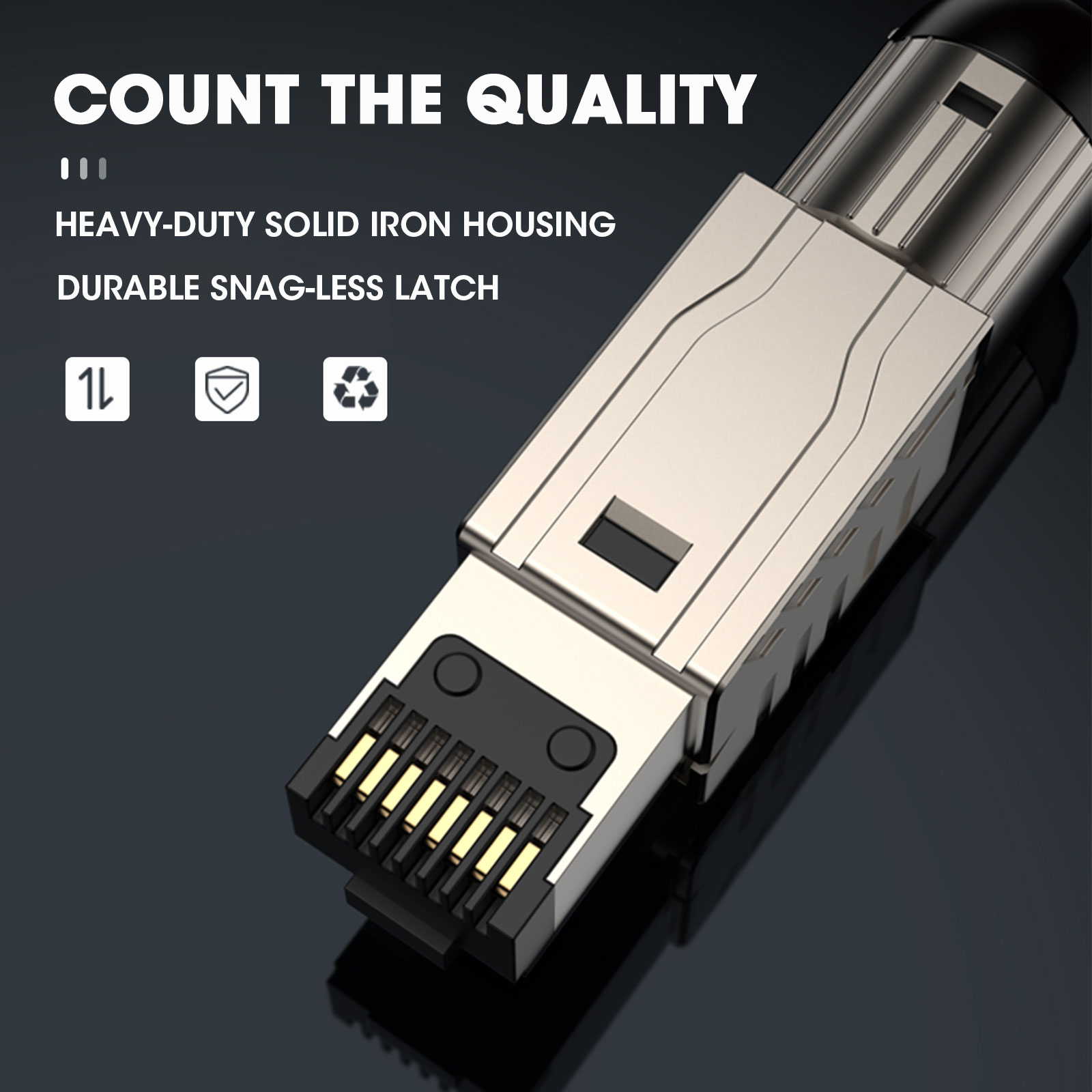 ZoeRax 2個パック RJ45コネクタ 工具不要 Cat - Rj45 Jack のレビューと価格