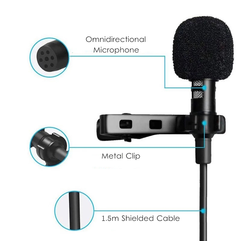 3.5 ミリメートルミニポータブルラベリアマイク PC ラッ - Microphone Capsule のレビューと価格