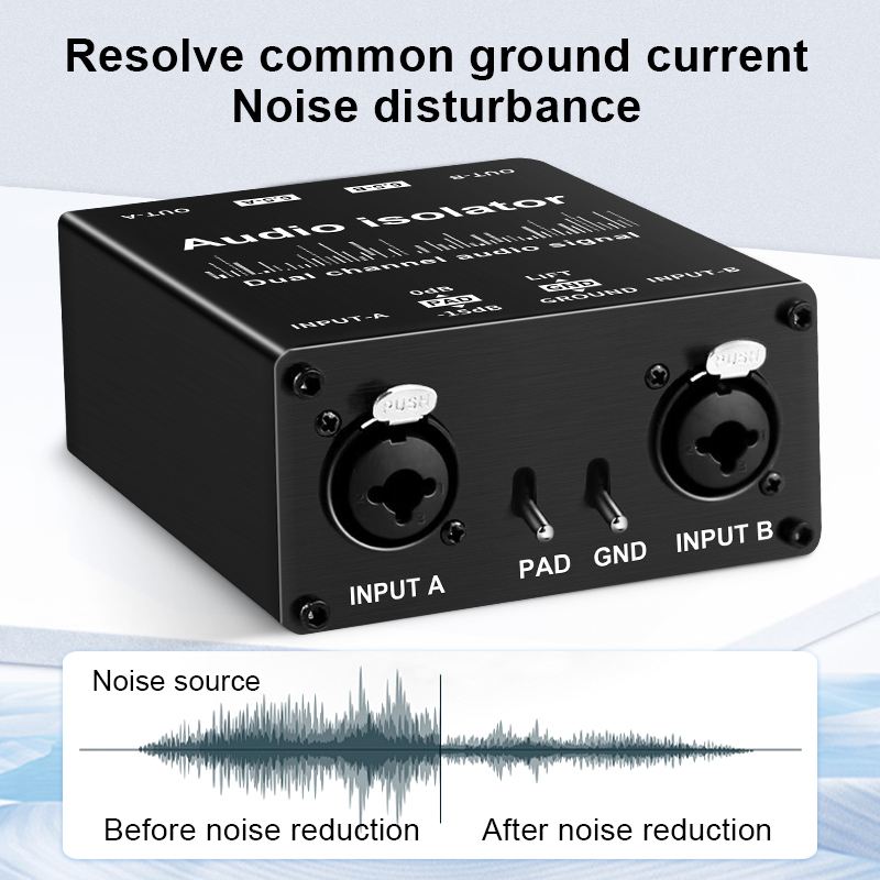 2チャンネルXLR/RCA/TS/TRSパッシブハムエリミネ - Audio Cable Rca のレビューと価格