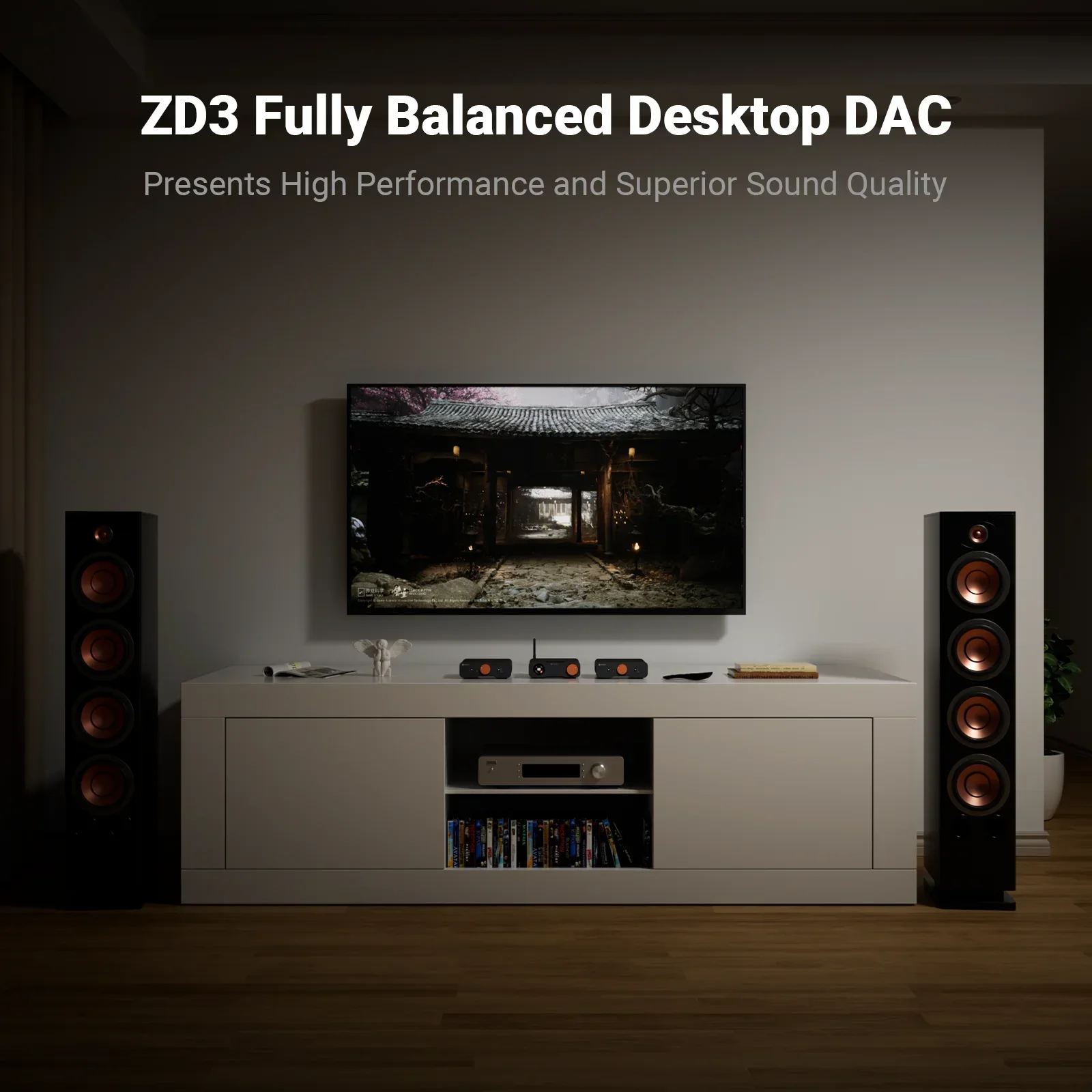 Fosi Audio ZD3 ブルー フルバランス デスクト - Audio Dac のレビューと価格