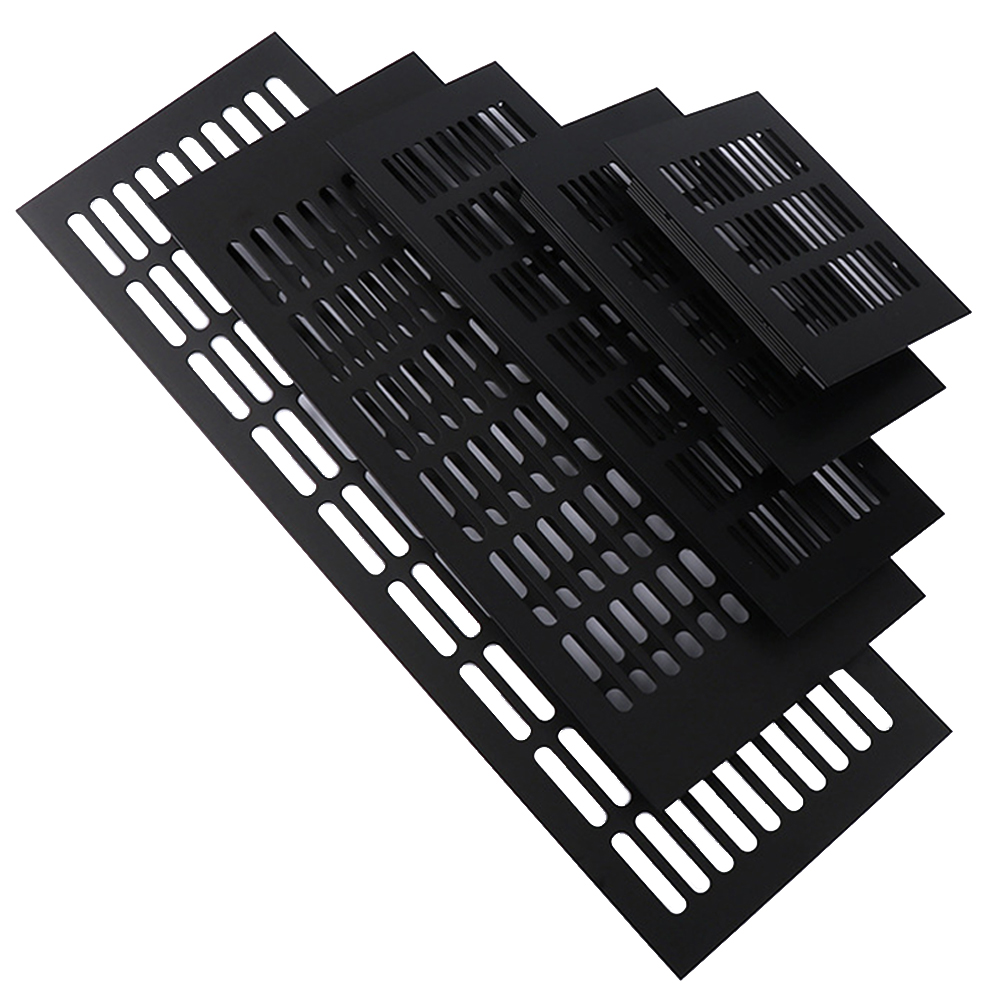 150 ミリメートルアルミ長方形キャビネットワードローブエア - Ventilation Grille Aluminum のレビューと価格