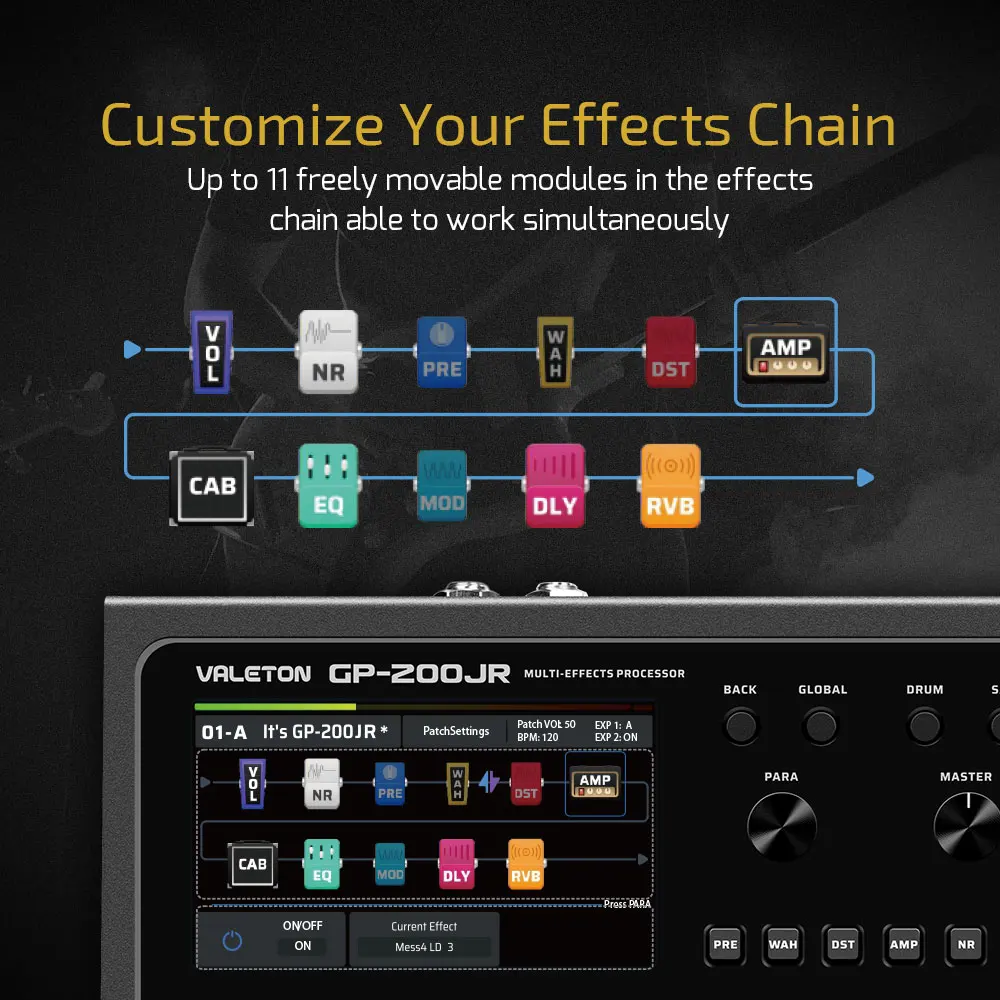 VALETON GP-200JR ギターベースアンププロセッ - Audio Interface のレビューと価格