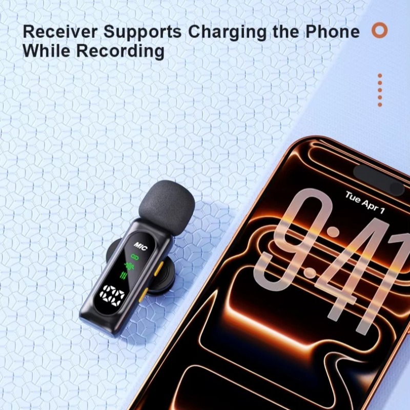 ミニワイヤレスラベリアマイク iPhone Android用 - Microphone Capsule のレビューと価格