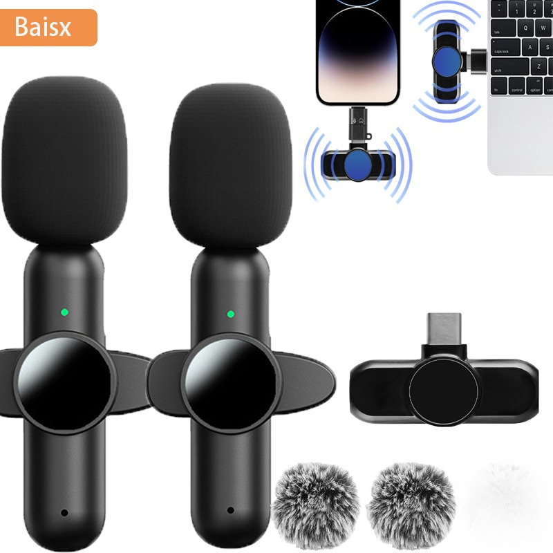 iPhone iPad用ワイヤレスラベリアマイク、録音、ライ - Microphone Capsule のレビューと価格