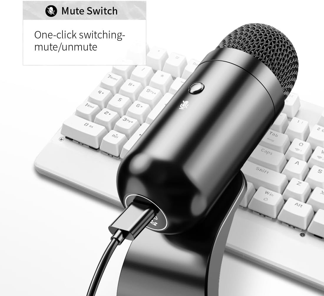 プロ仕様USBコンデンサーマイク、会議用マイク、デスクトップ - Microphone Capsule のレビューと価格