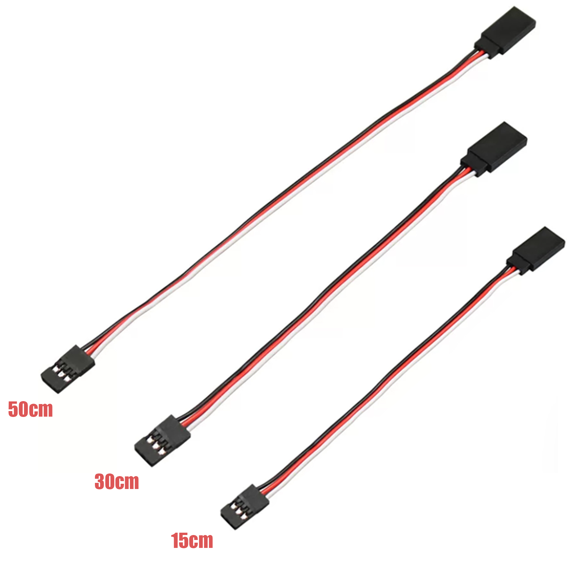 150/300/500mm RCサーボ延長ケーブル - Rca Cable のレビューと価格