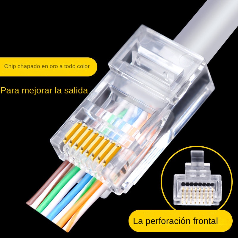 100個入り RJ45 Cat6 Cat5e パススルーネッ - Rj45 Jack のレビューと価格