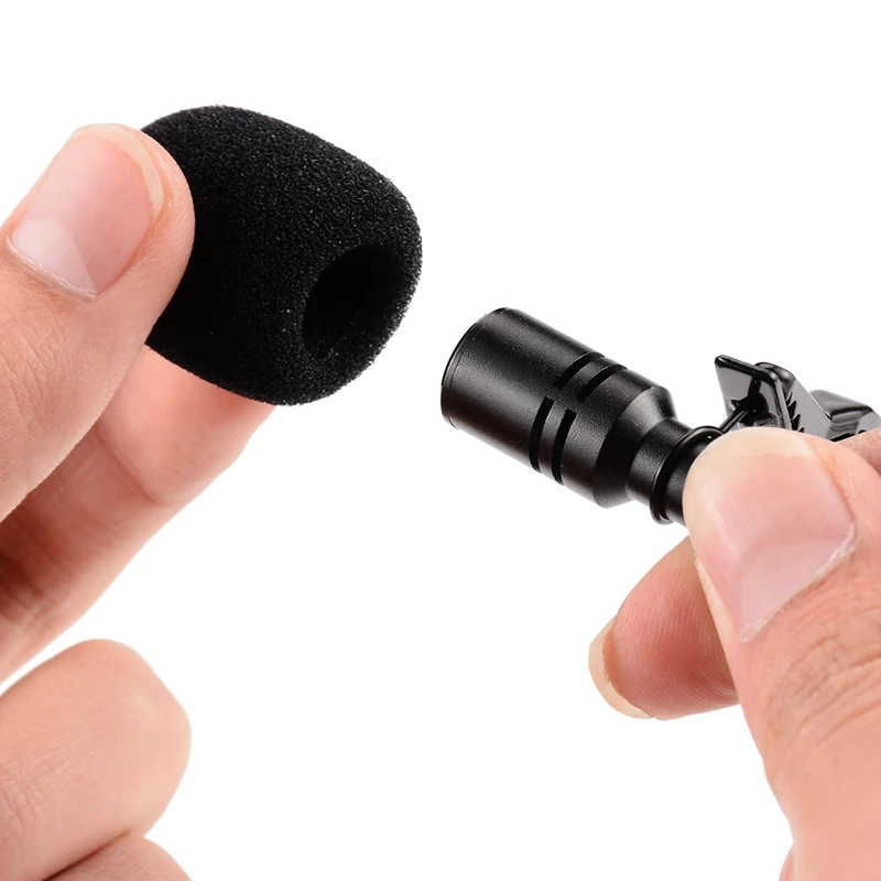 1.5mミニポータブルラベリアマイクコンデンサークリップオン - Microphone Capsule のレビューと価格